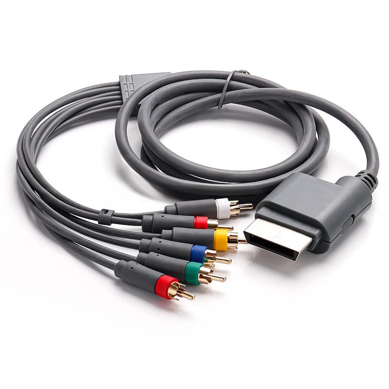 YDF Premium Xbox360 Ypbpr Cable Adapter, Component HD Cable for Classic Xbox, Support Xbox360 and Slim Console Provide The Best Signal Processing (6 Feet) - Image 1